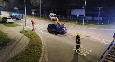 Nie zatrzymała się przed znakiem STOP. Uchwyciła to kamera monitoringu